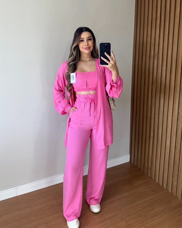 Conjunto Harmonia – Versatilidade em Três Peças para Você Brilhar