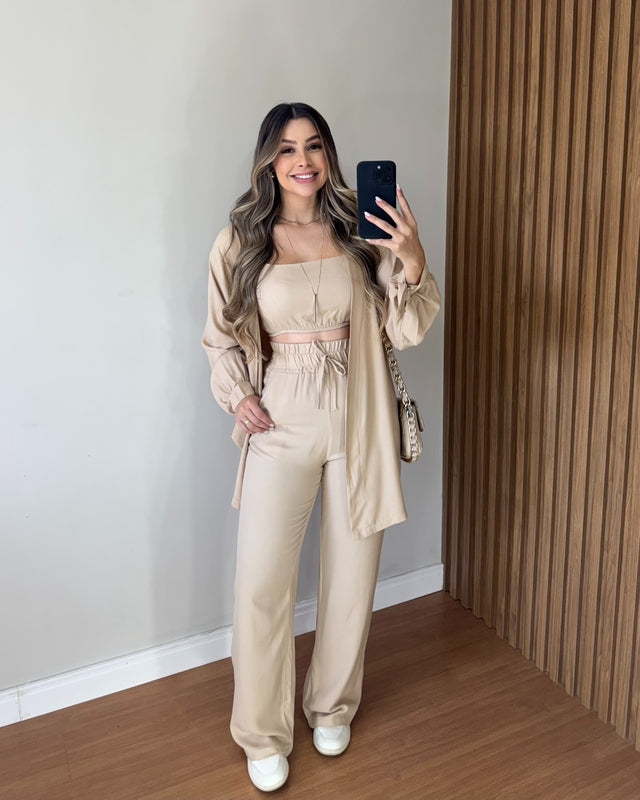 Conjunto Harmonia – Versatilidade em Três Peças para Você Brilhar
