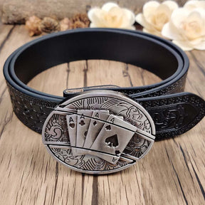 Fivela Cartas de Baralho com Canivete Secreto - Esporatto