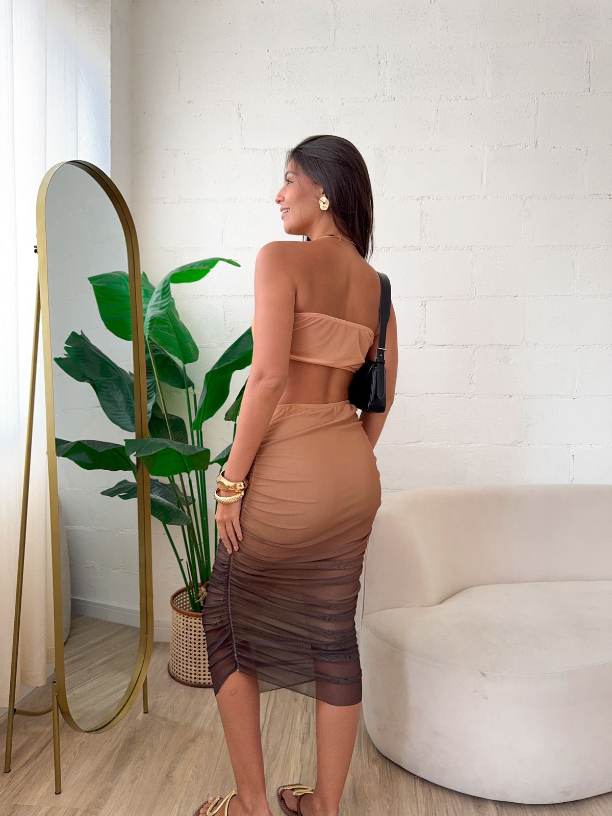 Vestido Tule Degradê