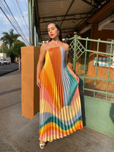 Vestido Plissado Paisagem Carioca